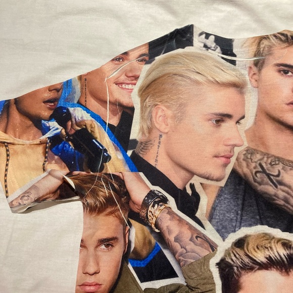 Justin Bieber shirt, size small - Picture 5 of 6